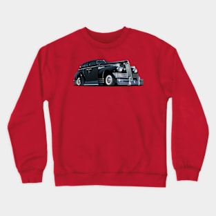 Cartoon retro limousine Crewneck Sweatshirt